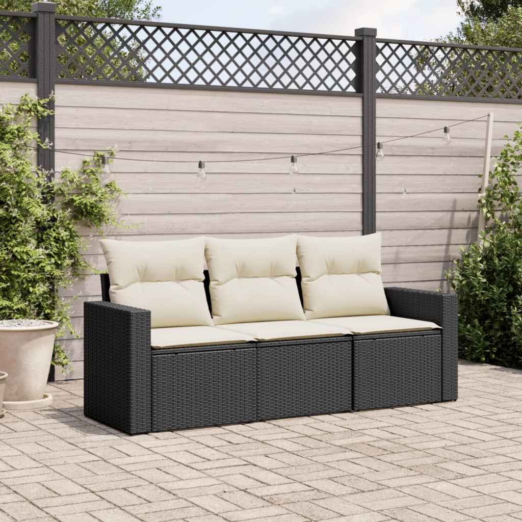 Comfortable 3 Piece Garden Sofa Set Relaxing Seating Home Comfort 