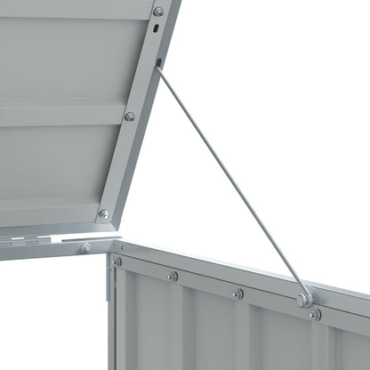 Wheelie Bin Storage for Double Bins Rubbish Trash Can Shed Grey Steel - Versatile and Stylish