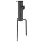 Parasol Stands with Spikes 2 pcs Galvanised Steel