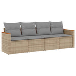Functional 4 Piece Garden Sofa Set Living Space Upgrade Urban Style