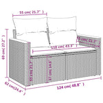 Functional 4 Piece Garden Sofa Set Living Space Upgrade Urban Style