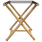 Folding Luggage Rack Bamboo