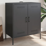 Stylish Sideboard Black Steel