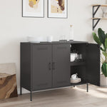 Sideboard Black Cold-rolled Steel