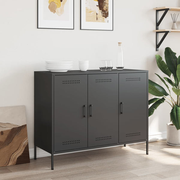  Sideboard Black Cold-rolled Steel