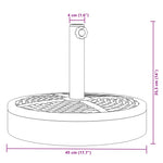 Round Parasol Base with 25 kg Weight