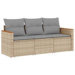 Versatile 3 Piece Garden Sofa Set Indoor Outdoor Use Outdoor Living