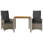 Space Saving 3 Piece Bistro Set with Relaxing Seating Evening