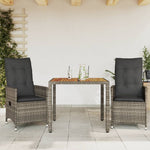 Space Saving 3 Piece Bistro Set with Relaxing Seating Evening