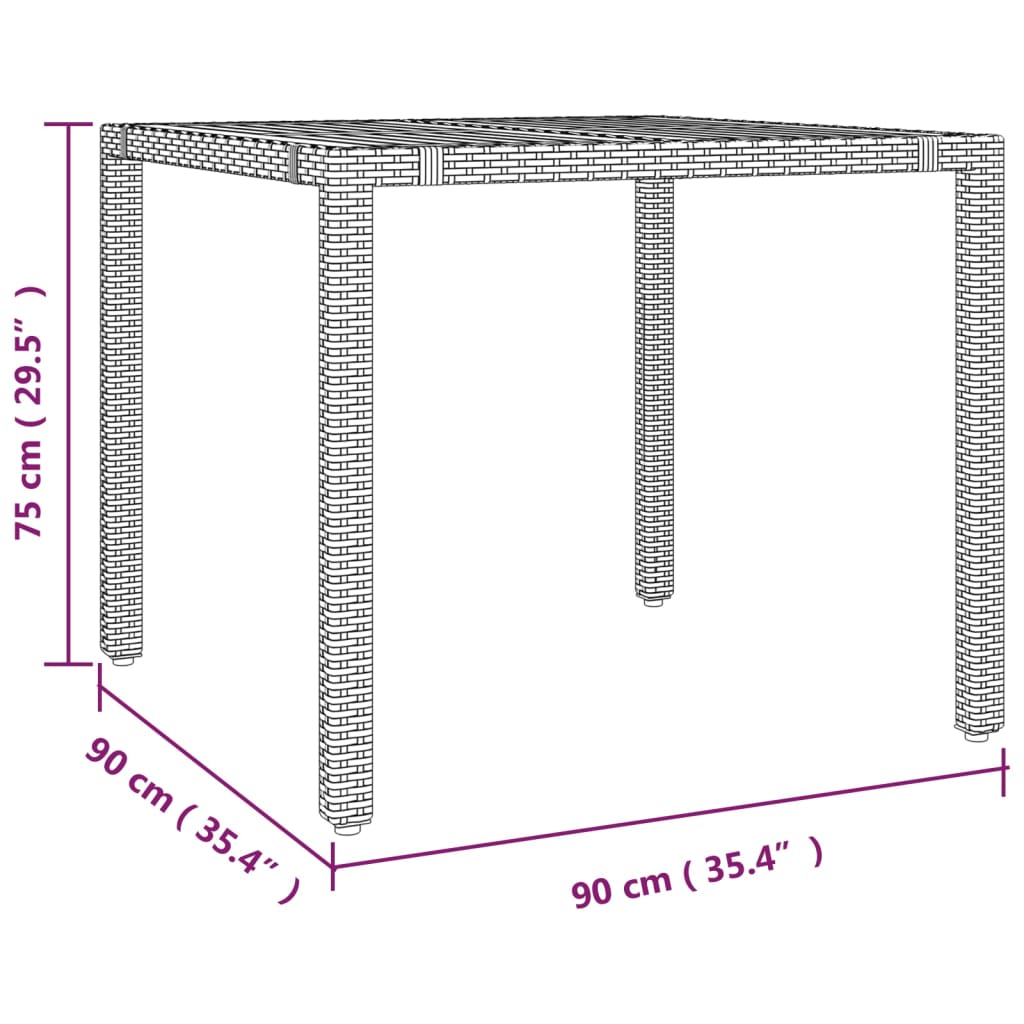 Decorative 3 Piece Bistro Set with Relaxing Seating Garden Leisure 