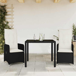 Elegant 3 Piece Garden Bistro Set Living Space Upgrade Garden Leisure 