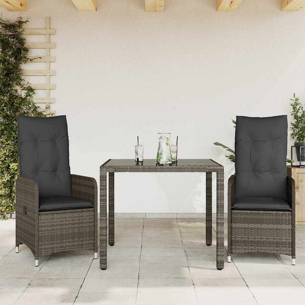  Refined 3 Piece Garden Bistro Set Daily Living Essential Boho