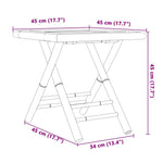 Functional 3 Piece Bistro Set Bamboo Outdoor Retreat Patio Relax