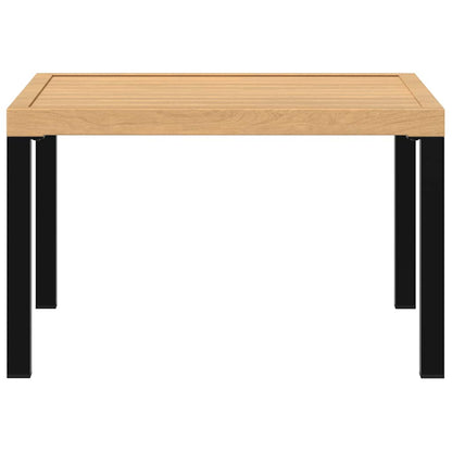 Garden Coffee Table Black  Aluminium