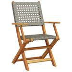 Decorative 3 Piece Bistro Set Grey Outdoor Retreat Outdoor Living