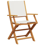 Premium 3 Piece Bistro Set Cream Relaxing Seating Home Comfort