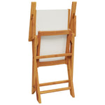 Premium 3 Piece Bistro Set Cream Relaxing Seating Home Comfort