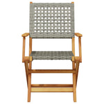 Functional 3 Piece Bistro Set Grey Garden Gathering Urban Style