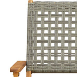 Functional 3 Piece Bistro Set Grey Garden Gathering Urban Style