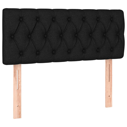 Black Fabric King Single Box Spring Bed with Pocket Spring Mattress