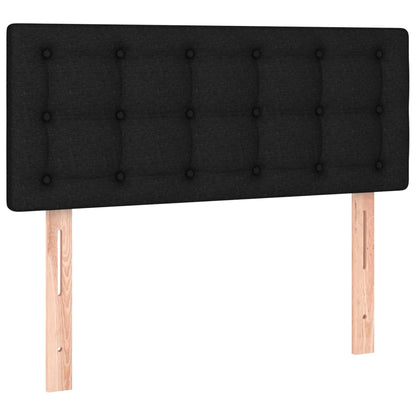 Black King Single Box Spring Bed with Pocket Spring Mattress and LED