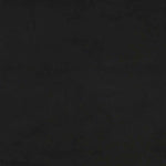 Black King Single Velvet Bed with Pocket Spring Mattress and Adjustable LED