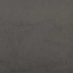 Dark Grey Velvet Bed with LED Features and Removable Mattress Topper King Single