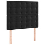 Black Box Spring Bed with LED Velvet Pocket Spring Mattress King Single