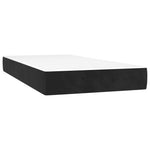 Black Box Spring Bed with LED Pocket Spring Fabric Mattress King Single