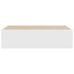 TV Cabinet with LED Lights White