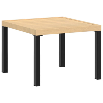 Garden Bench Set with Cushions 5 pcs Black