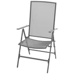 Reclining Garden Chair Set 3 Piece