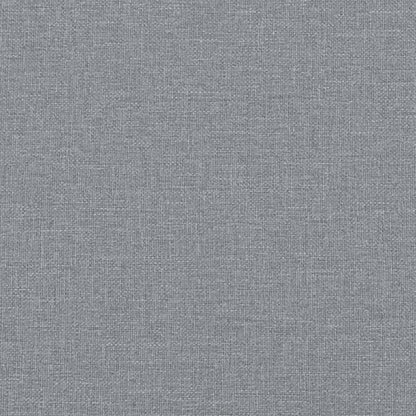 Box Spring Bed with Mattress Dark Grey Queen Fabric