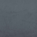 Dark Grey Velvet Box Spring Bed King Single with Mattress and Foam Topper
