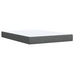 Box Spring Bed with Mattress Bedstead Double Bed Dark Grey Double Fabric - Relax in Style