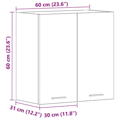 Wall Hanging Cabinet Sonoma Oak 60x60cm | HomeAndLiving