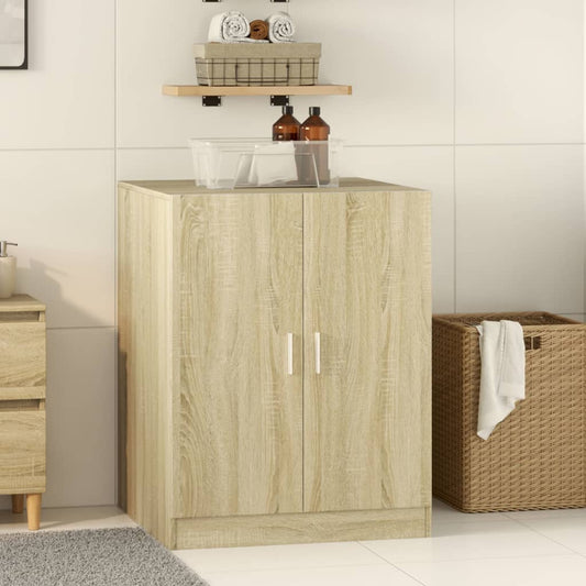 Washing Machine Cabinet Sonoma Oak