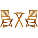 Space Saving 3 Piece Folding Bistro Set Living Space Upgrade Modern Living