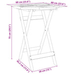 Space Saving 3 Piece Folding Bistro Set Living Space Upgrade Modern Living