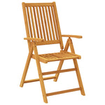5 Pcs Garden Dining Set Solid Wood Acacia