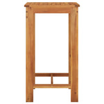 5 Piece Garden Bar Set Brown Solid Wood Acacia
