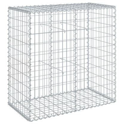 Gabion Basket Cover 100x50x100cm Galvanised | HomeAndLiving