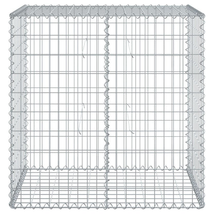 Gabion Basket Cover 100x50x100cm Galvanised | HomeAndLiving