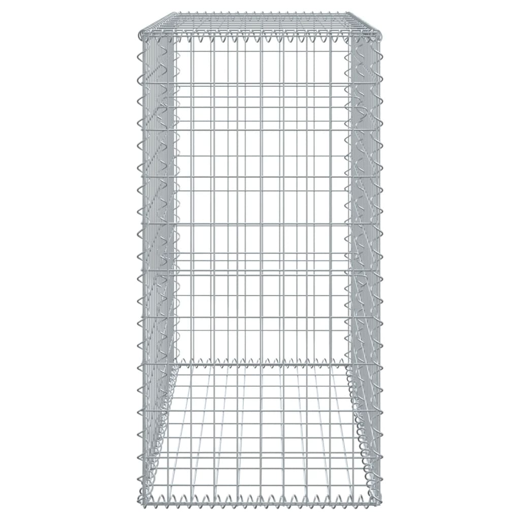 Gabion Basket Cover 100x50x100cm Galvanised | HomeAndLiving