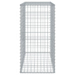 Gabion Basket Cover 100x50x100cm Galvanised | HomeAndLiving