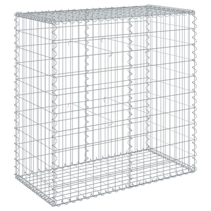 Gabion Basket Cover 100x50x100cm Galvanised | HomeAndLiving
