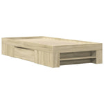 Stylish Bed Frame Sonoma Oak - Engineered Wood Single Size