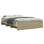 Bed Frame Sonoma Oak - Engineered Wood Double Size