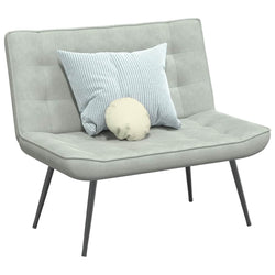 Bench Light Grey Velvet