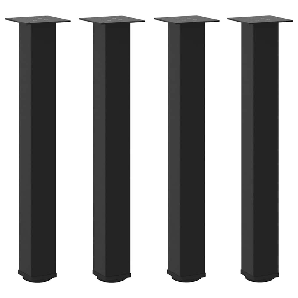 Coffee Table Legs 4 pcs Black  Steel - Stylish